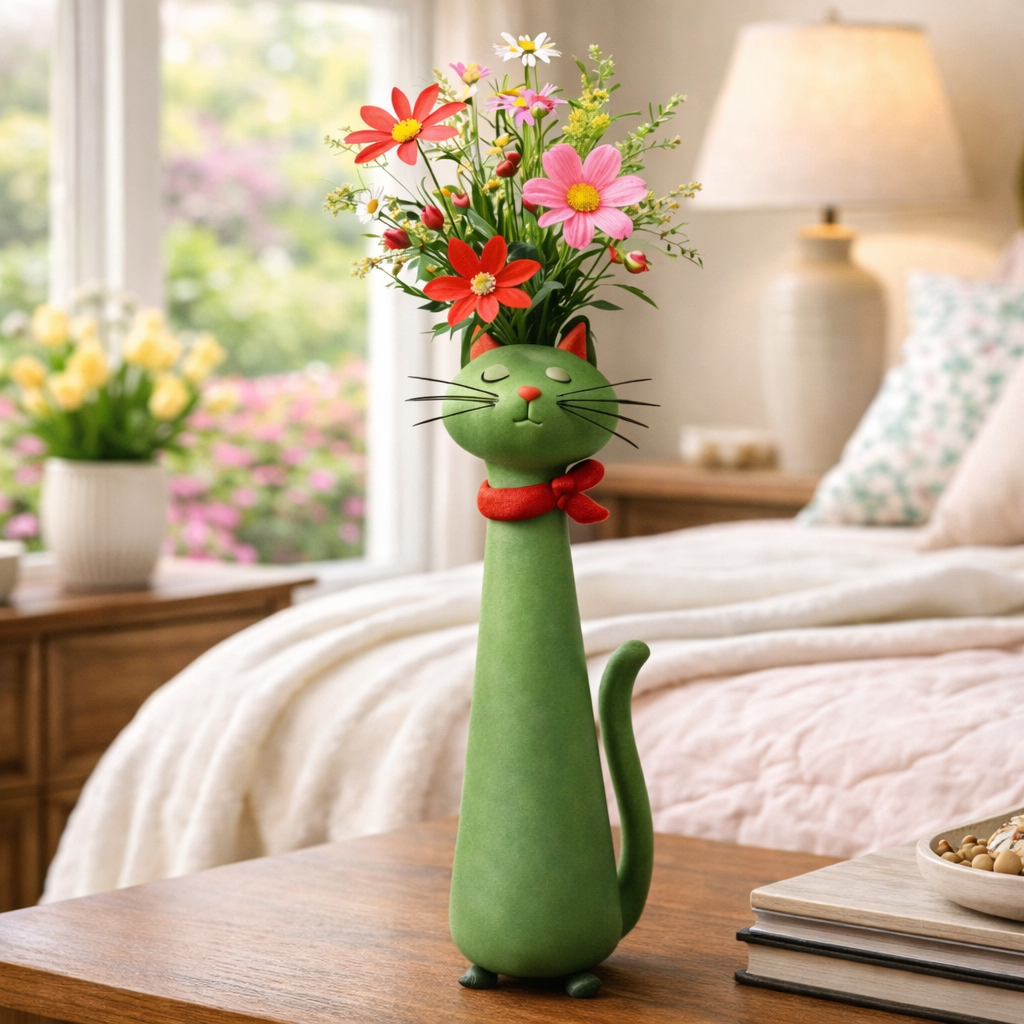 💖🎁2026 Mother's Day Gifts 50% Off--😻Quirky Cat Vase