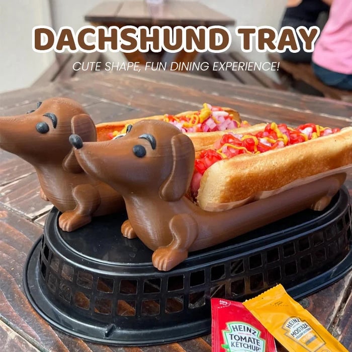 🐕🌭Unleash the Fun: Dog - Shaped Hot Dog Plates Are Here!
