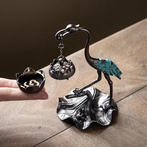 Lotus Crane Ornaments & Aromatherapy Diffuser