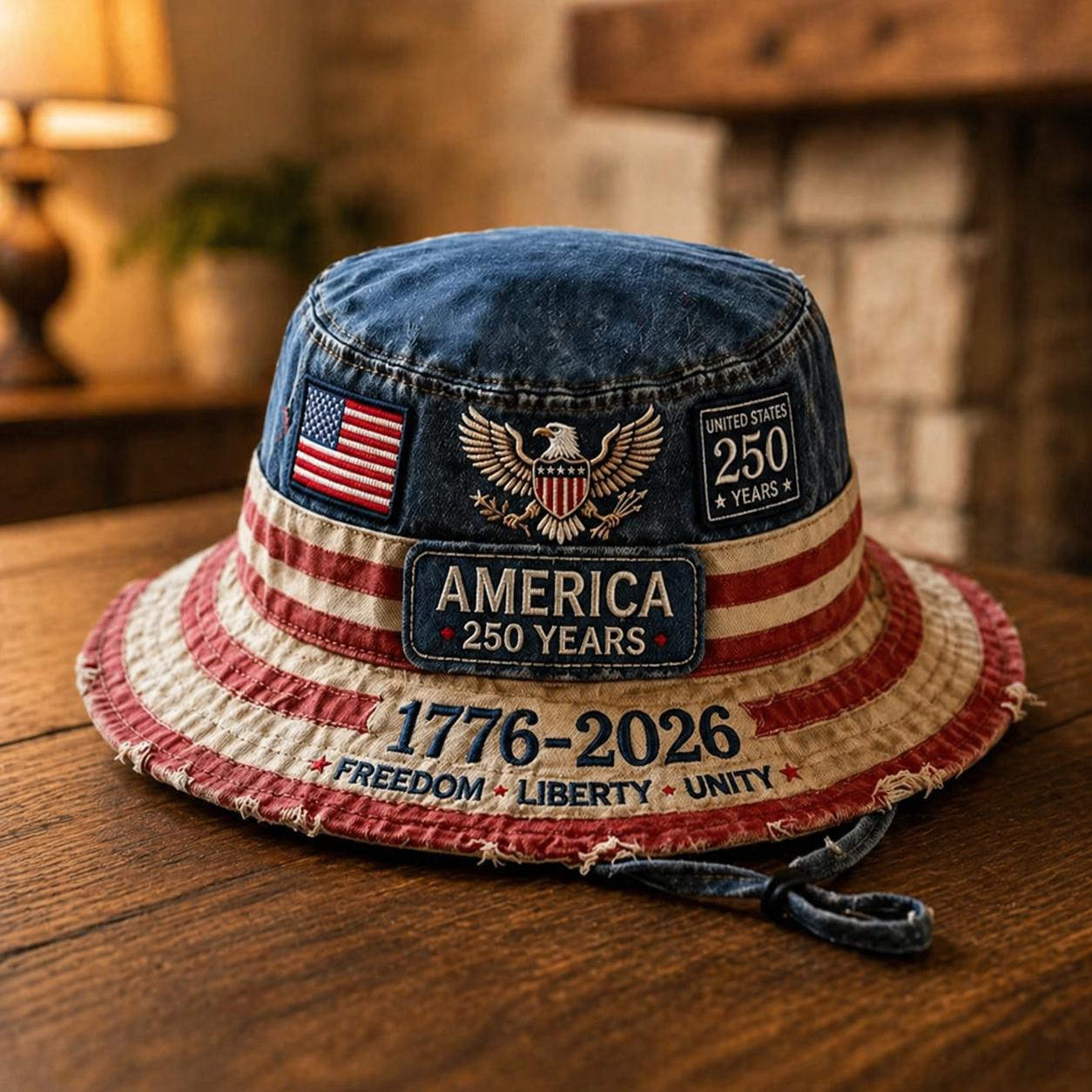 US 250th Anniversary Casual Bucket Hat