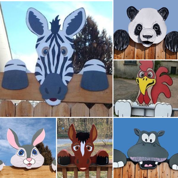 🔥HOT SALE NOW 49% OFF - Fence Peeping Courtyard Art Decoration