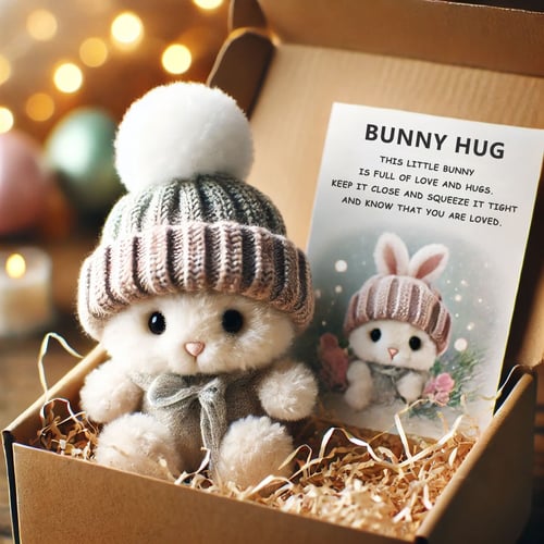 🔥49% OFF - 🐇Handmade Mini Bunny Hug Cute Easter Gift