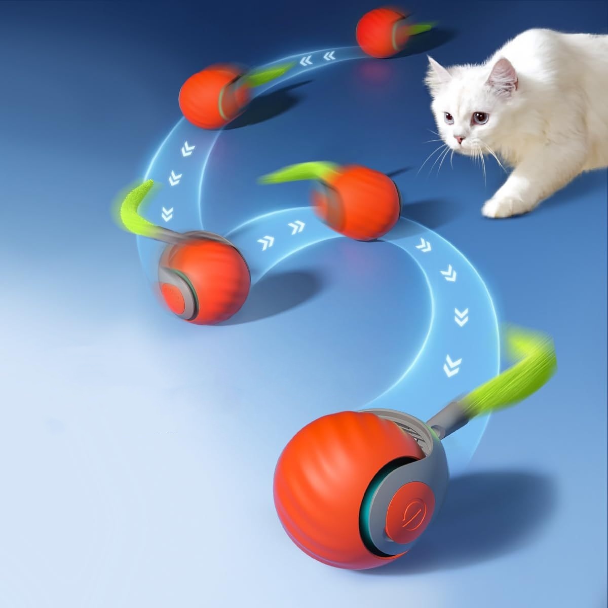 Interactive Rechargeable Cat Toy Ball