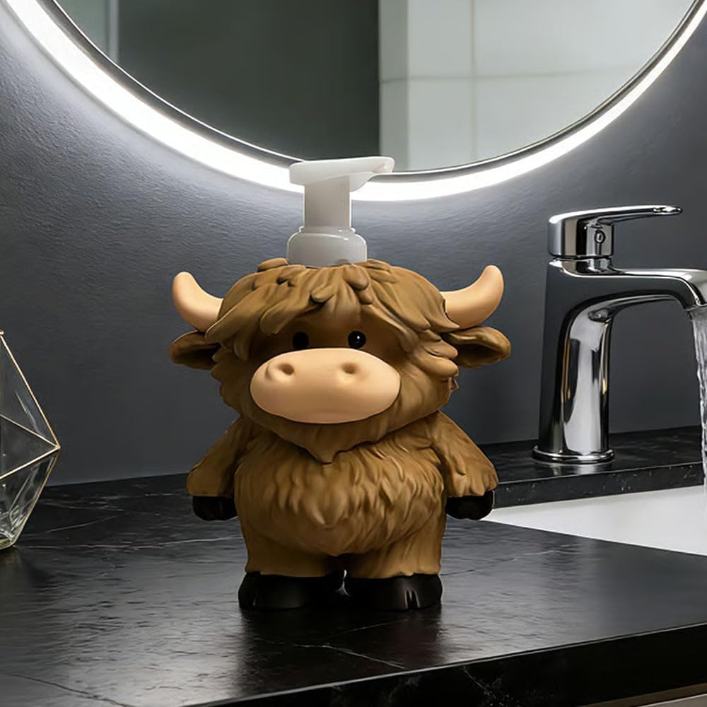 Highland Cow Soap Dispenser