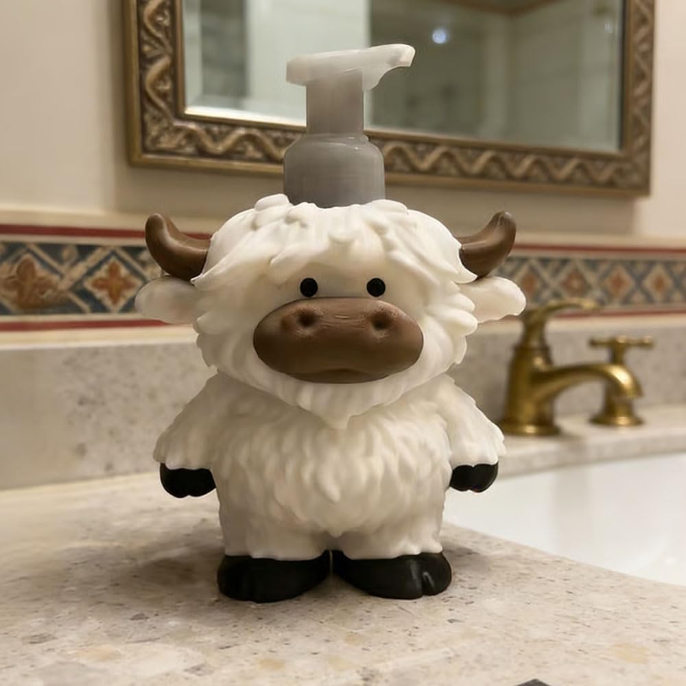 Highland Cow Soap Dispenser