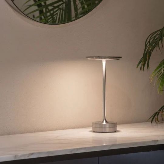 Vianys Ecolume, Vueeze Lampe de table Yifare EcoLume - Lampe de table portable d'extérieur - Lampe de table sans fil rechargeable - Petite lampe pour comptoir de cuisine, chambre à coucher, terrasse