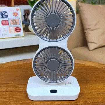 ✨ 2025 New Upgraded Dual Head USB Fan🎁