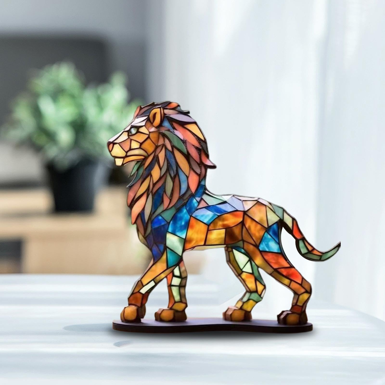 Wildlife Metal Art Base Table Decorations Flat Ornaments