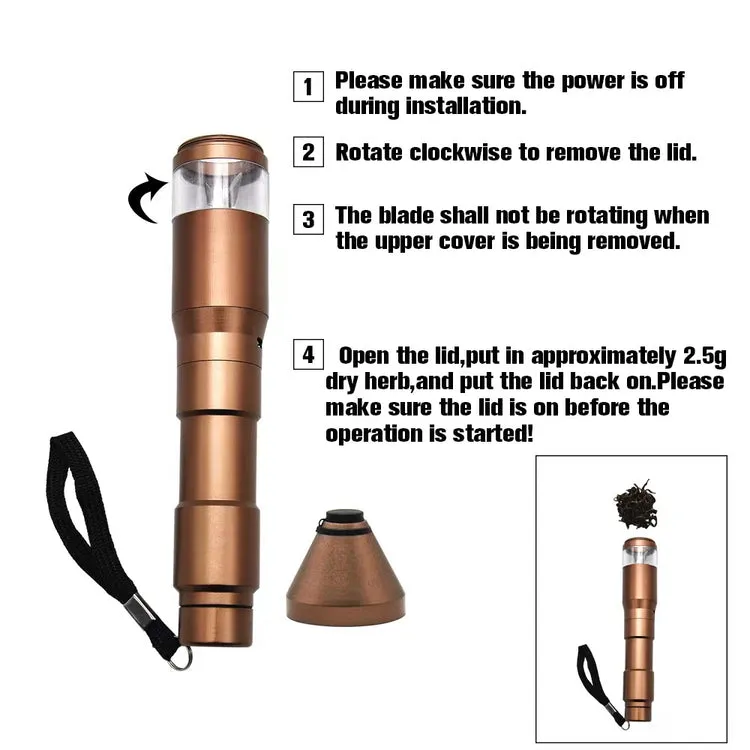 🎄Clearance Sale - 49% OFF - Electric Herb Grinder🍃⚡️ 