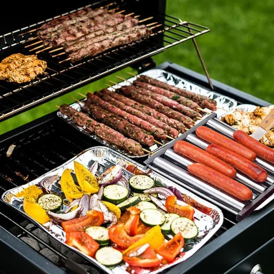 🔥🔥Hotdog Roller Stainless Steel Sausage Roll Rack