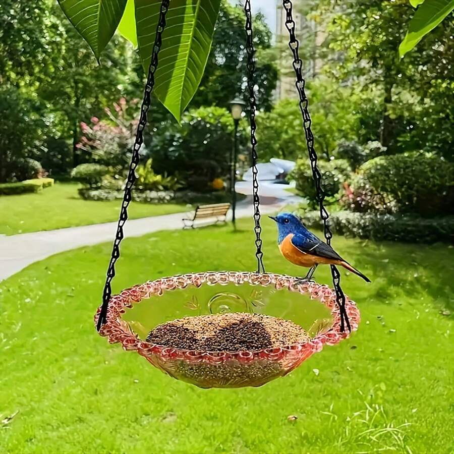 🔥2024 New🐦 Outdoor Bird Feeder Tray, Decorative Bird Feeder for Deck