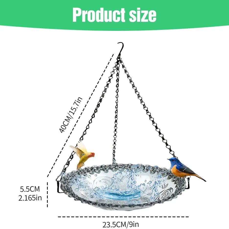 🔥2024 New🐦 Outdoor Bird Feeder Tray, Decorative Bird Feeder for Deck