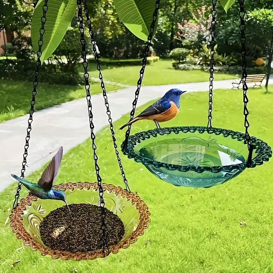 🔥2024 New🐦 Outdoor Bird Feeder Tray, Decorative Bird Feeder for Deck