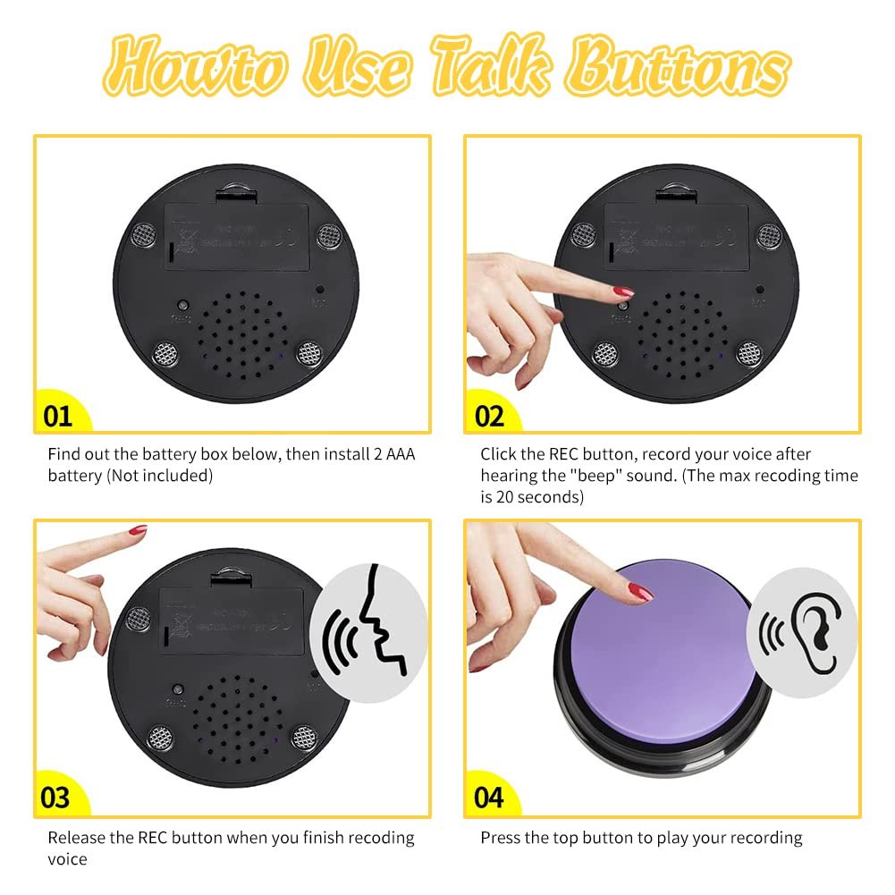 🔥Dog Voice Training Button for Communication🐶