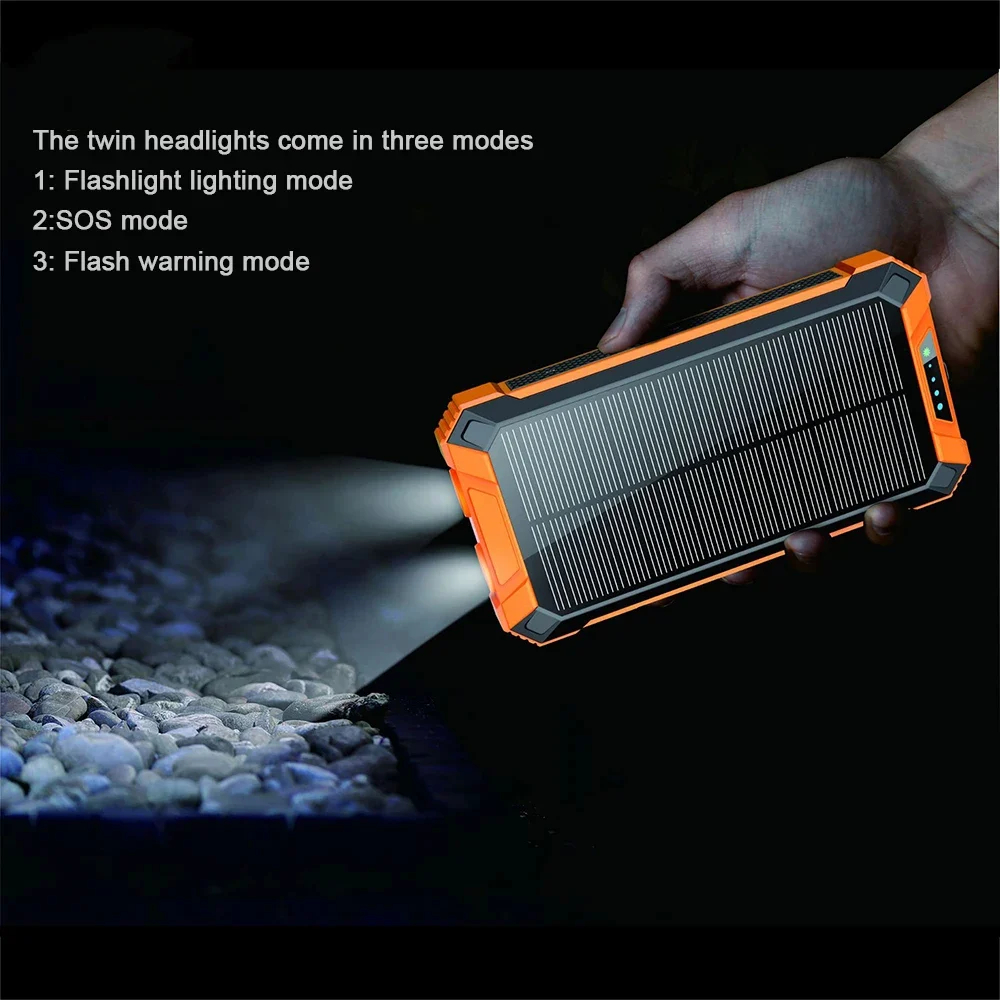 🔥HOT SALE - Portable Wireless Solar Power Bank