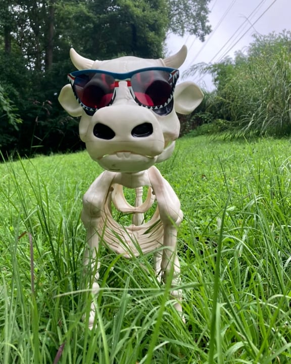 🐮Cow & Horse Skeleton Halloween Decorative Prop 