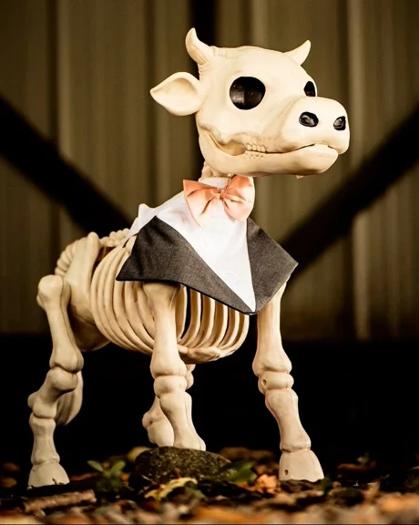 🐮Cow & Horse Skeleton Halloween Decorative Prop 