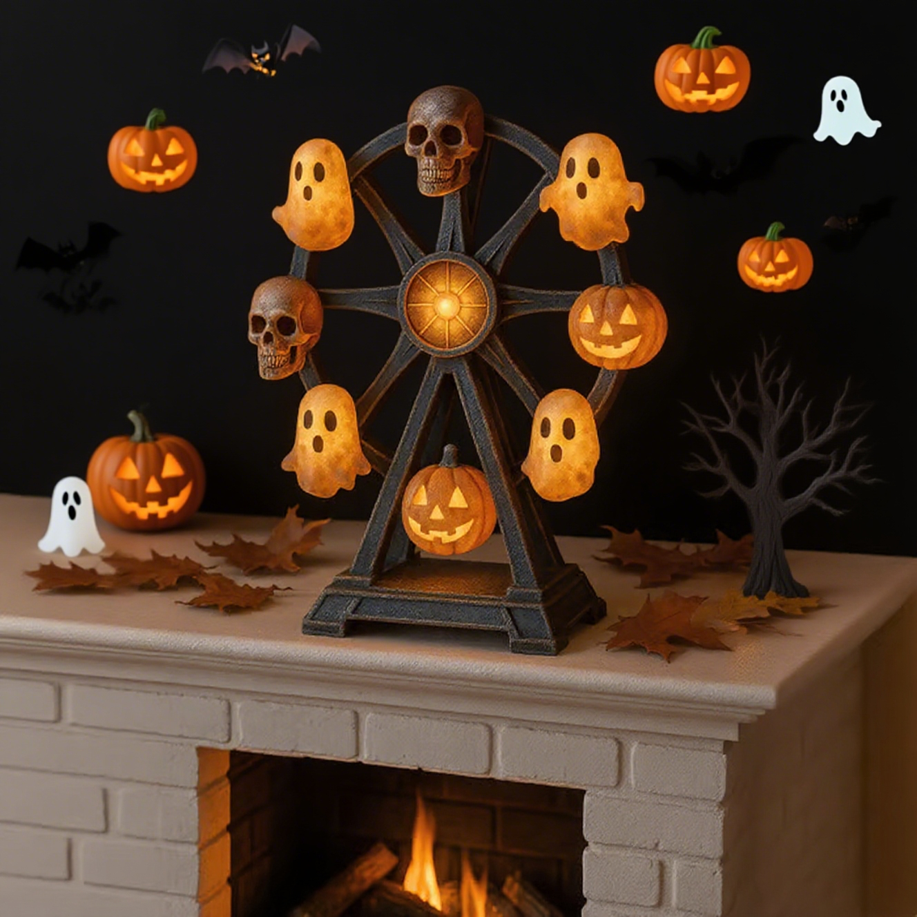 🎃Halloween Early Bird Special Sale 49% OFF - Halloween Ferris Wheel Night Light
