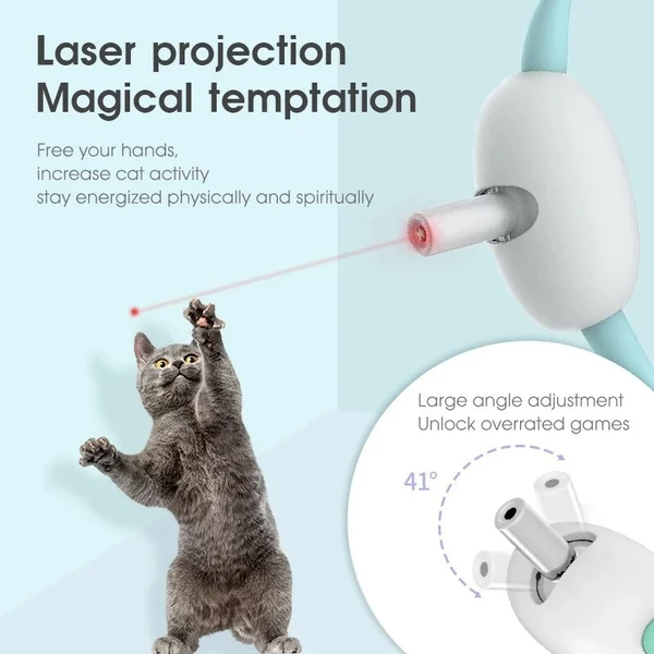 Cat Teasing Laser Collar Toy