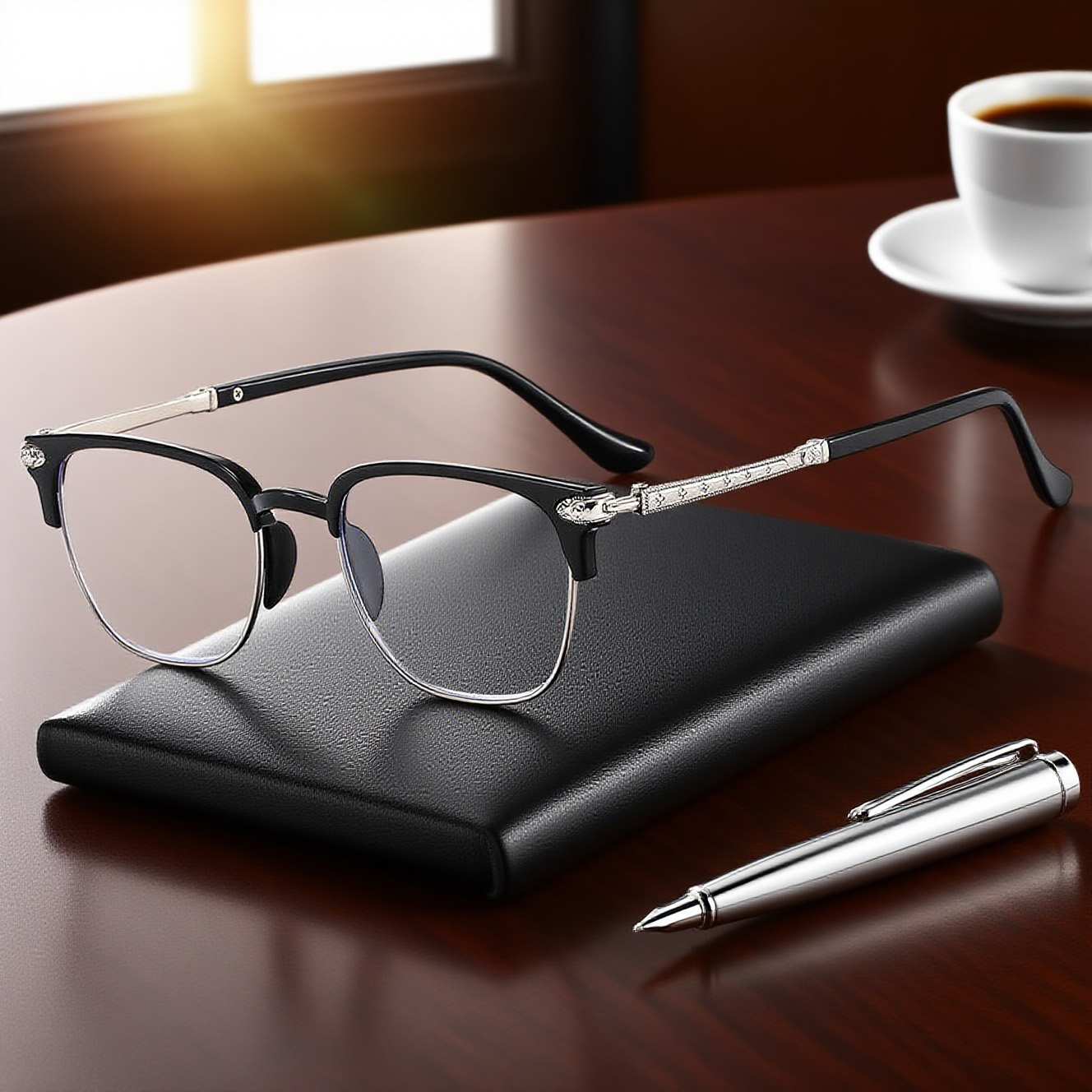 Smart Zoom Blue Light Blocking Reading Glasses