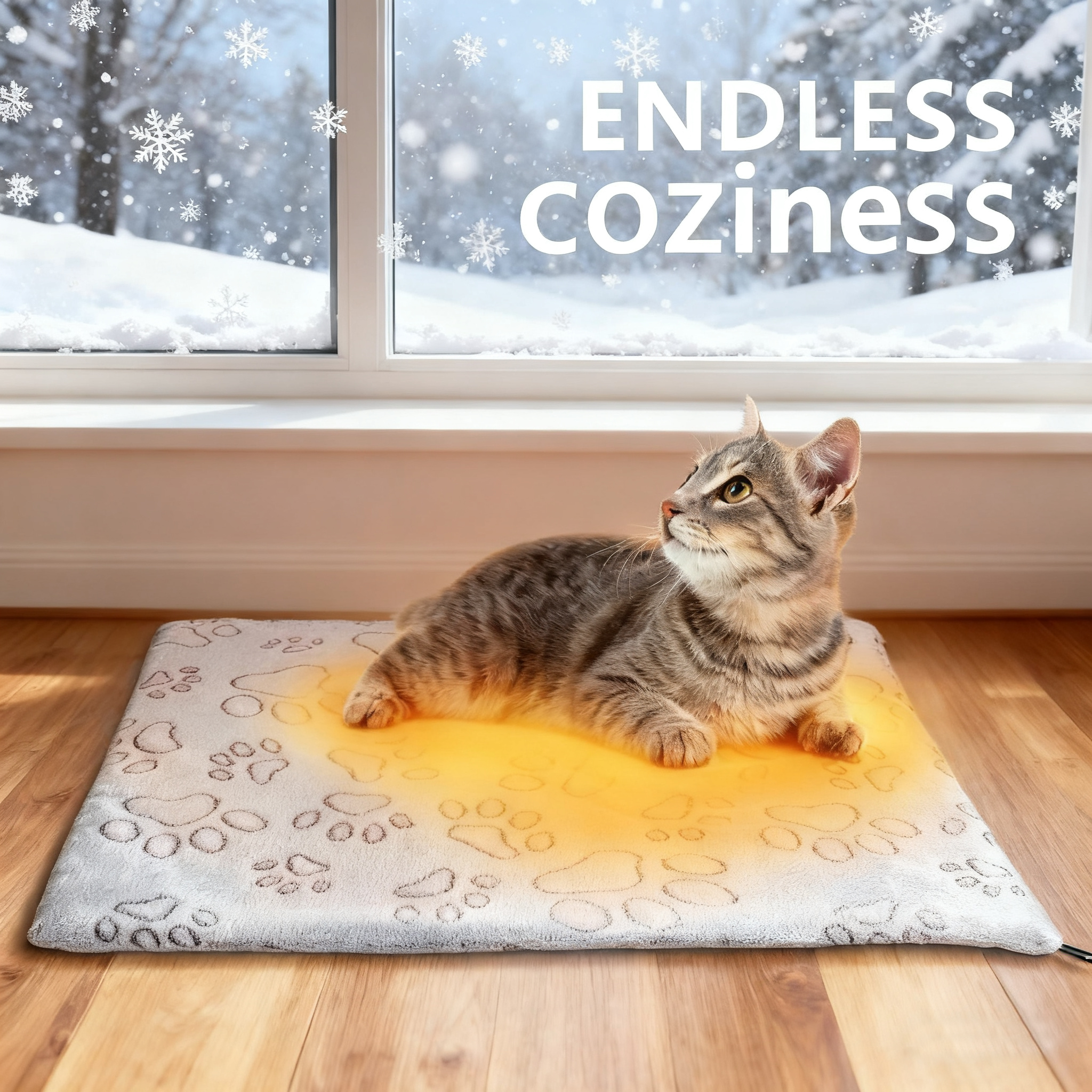 Self Warming Pet Bed Self Heating Pet Mat for Indoor Outdoor