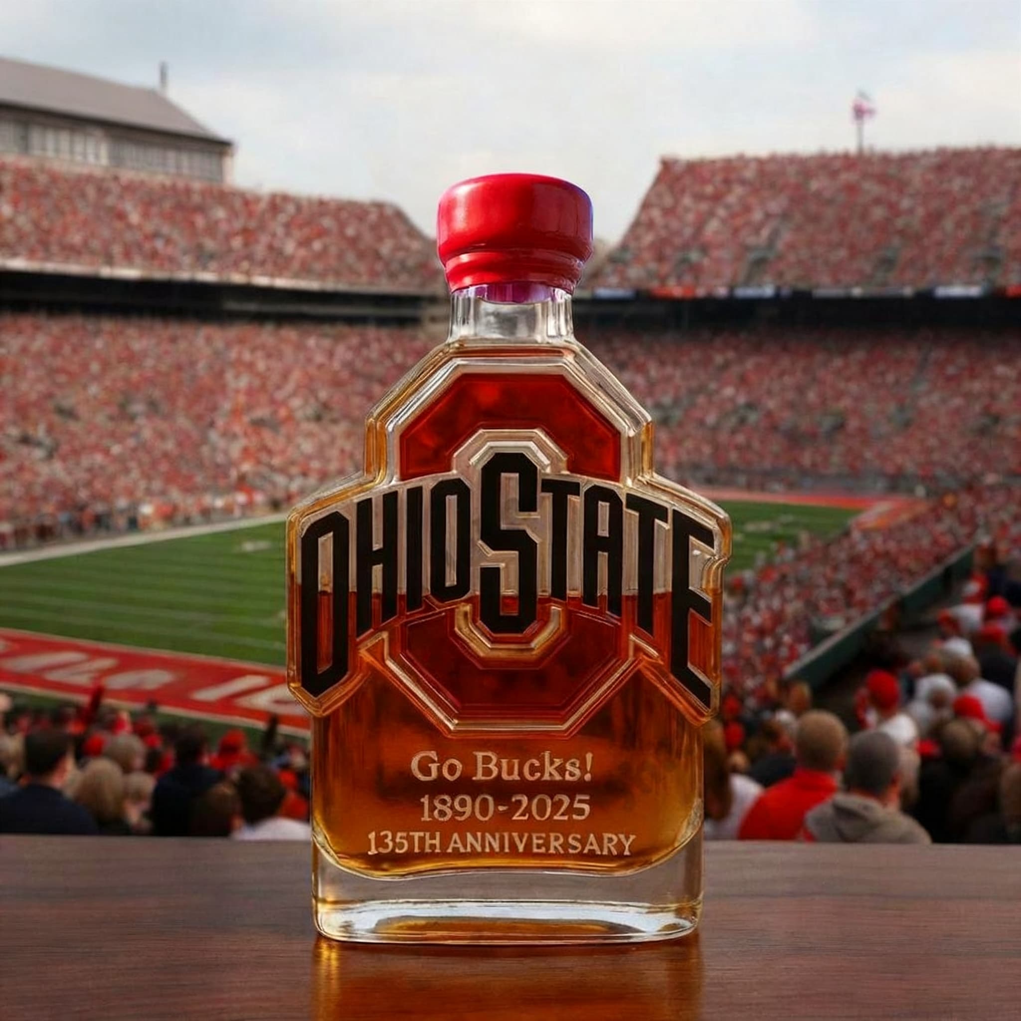 Detroit Limited Edition Motor City Whiskey Bottle