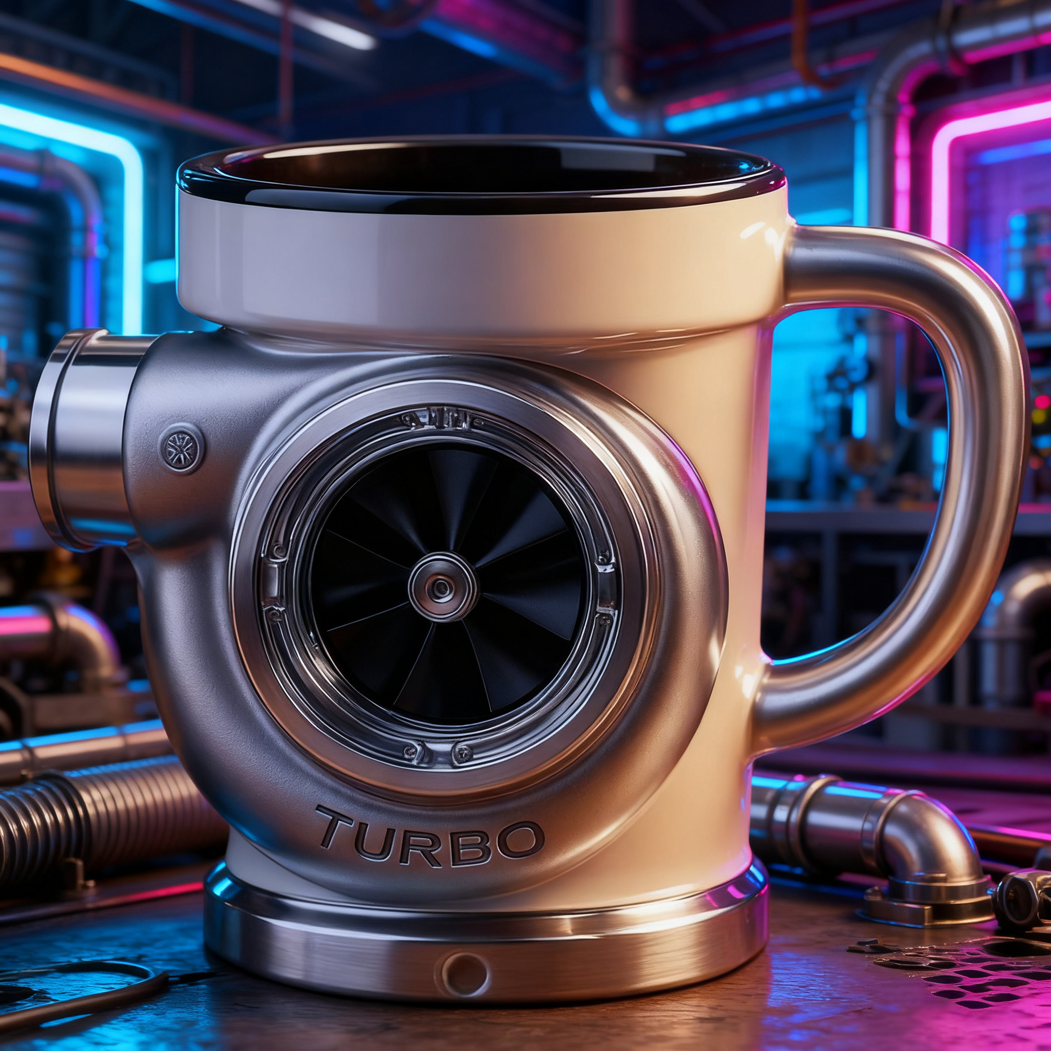Turbocharger Craft Resin Mug