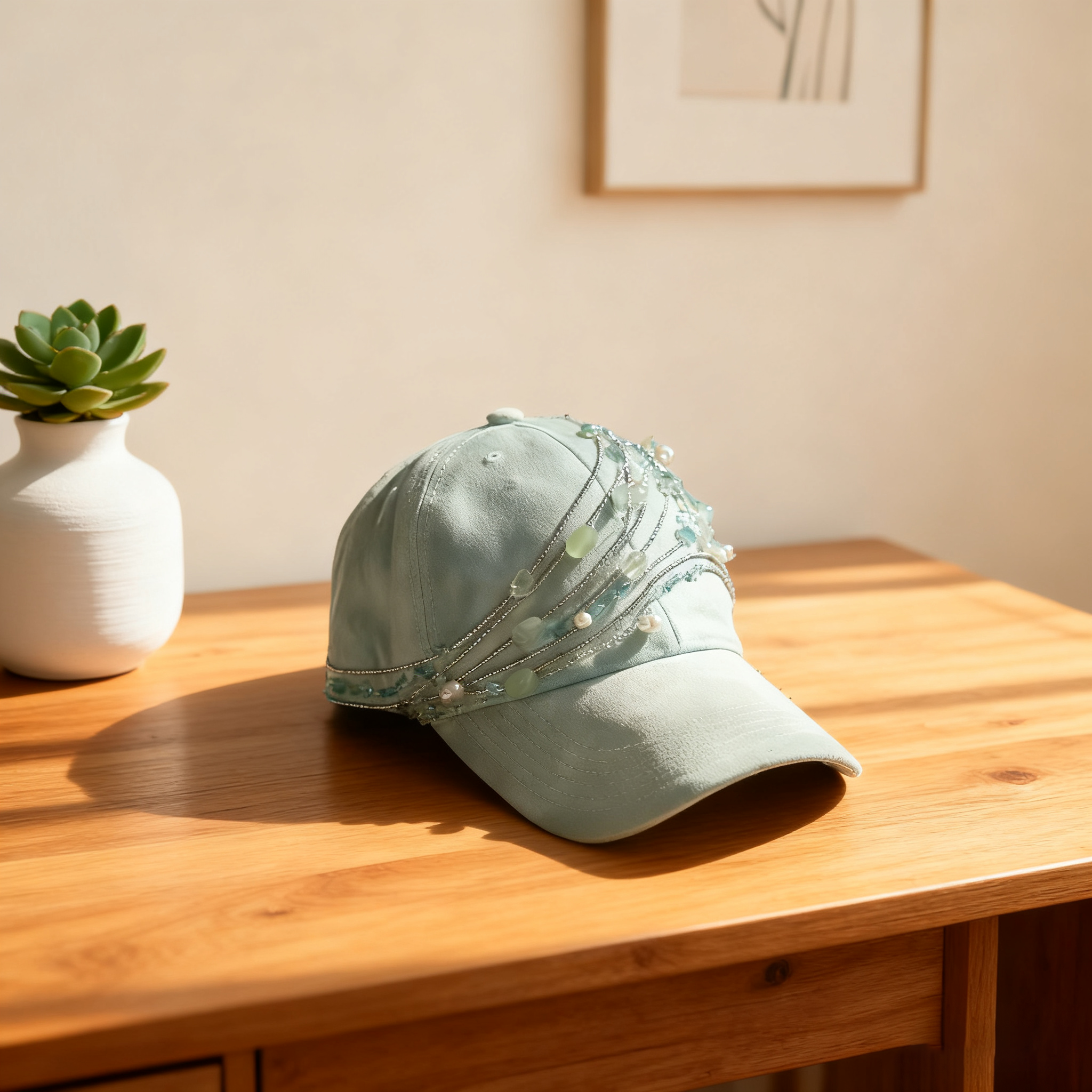 🌊✨Sea Glass Embroidered Ca