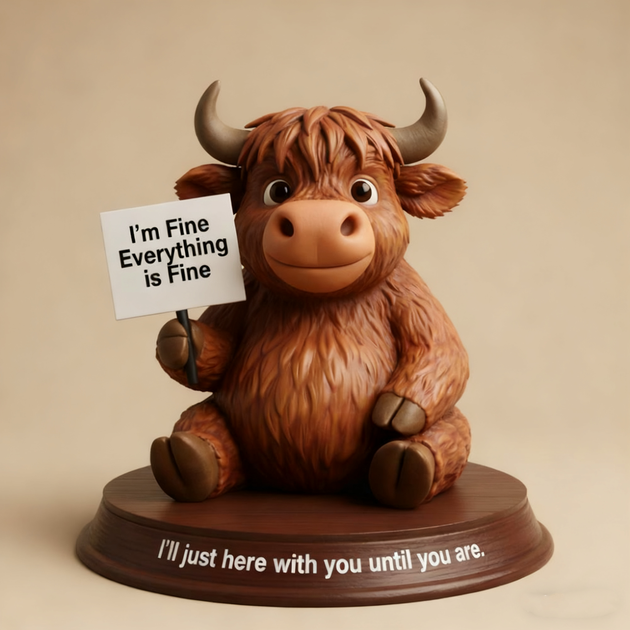 Highland Bull Figurine – A Straightforward Companion
