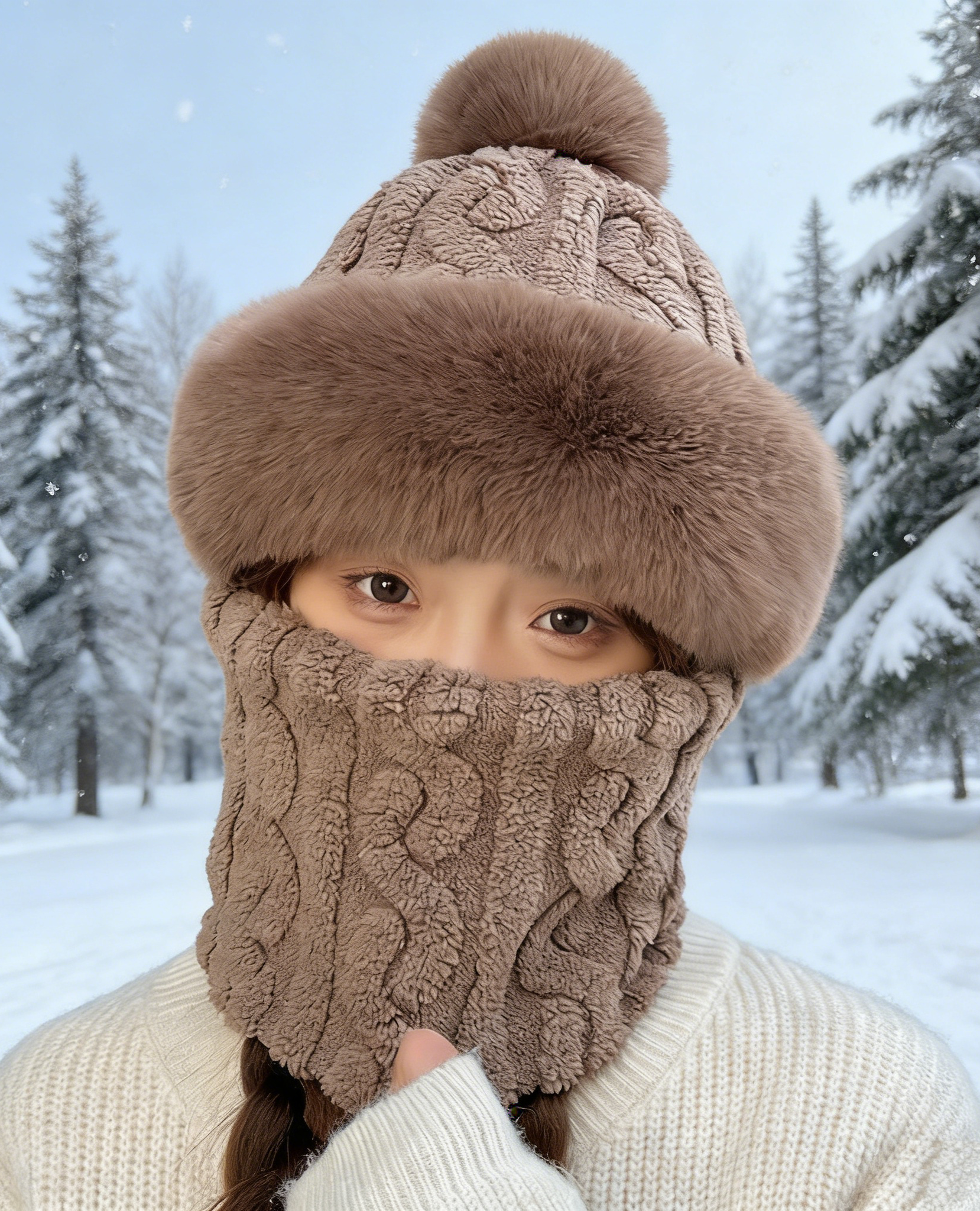 Hat Beanie Winter Face Mask