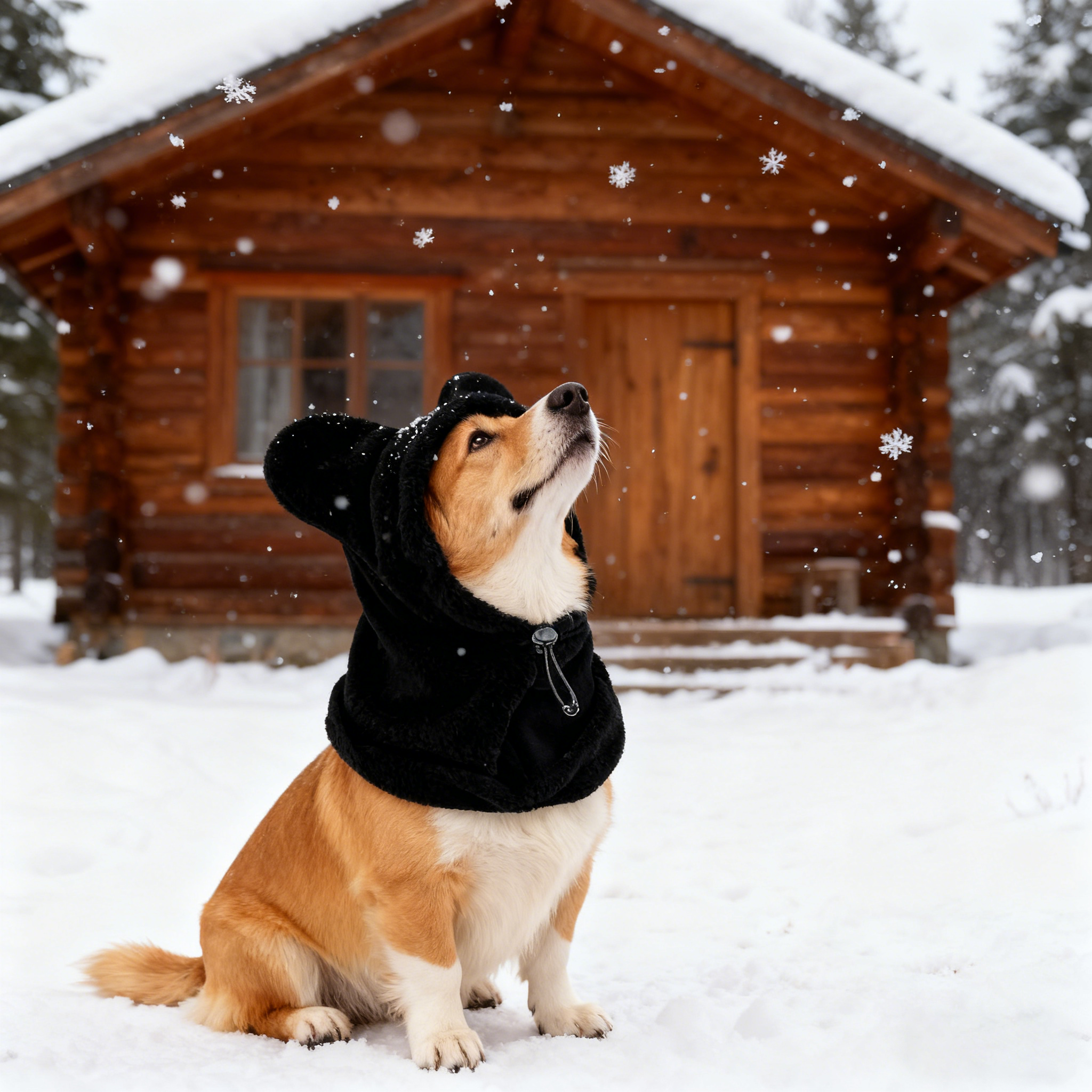 Dog Snood Winter Hood with Ear Protection