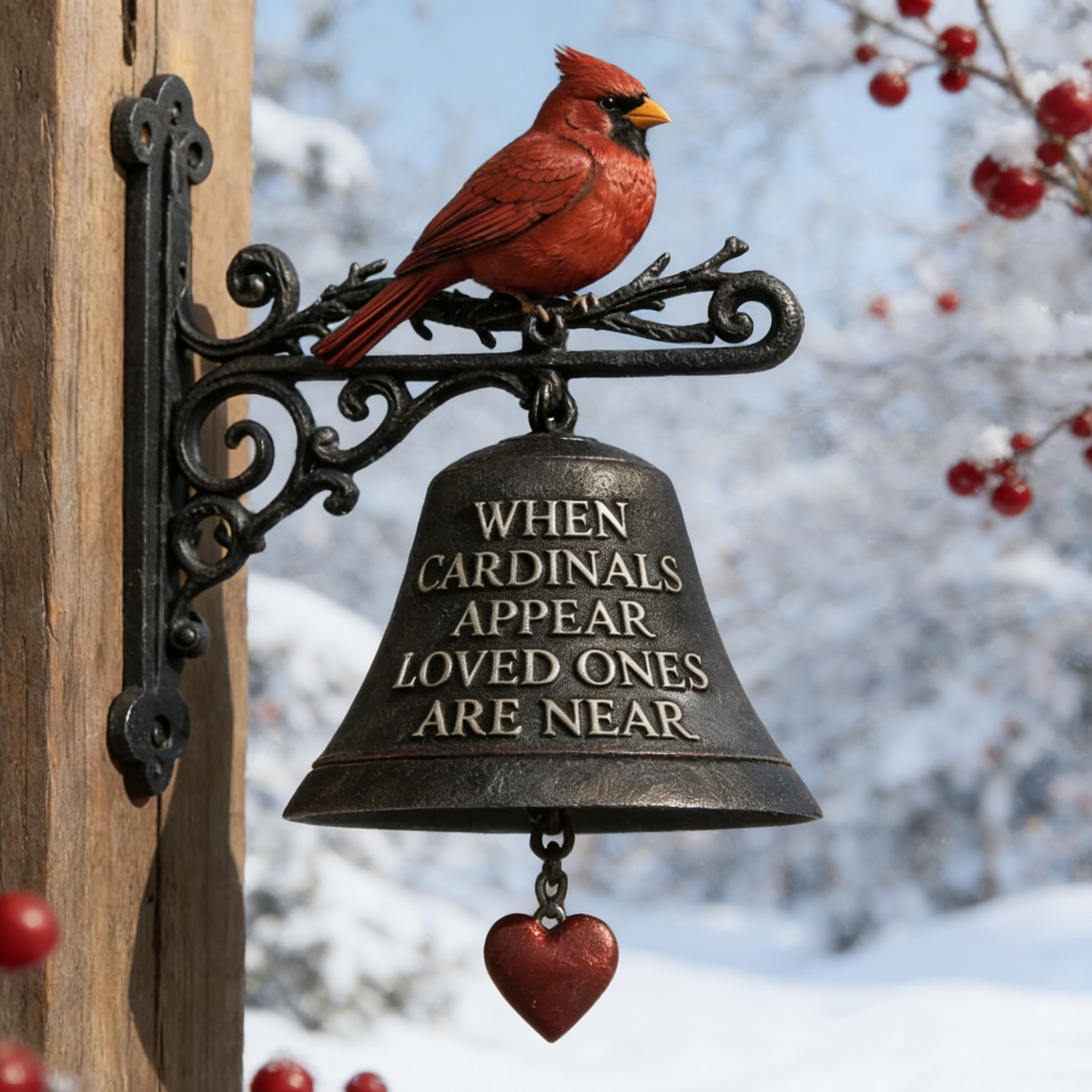 Cardinals Memorial Garden Bell