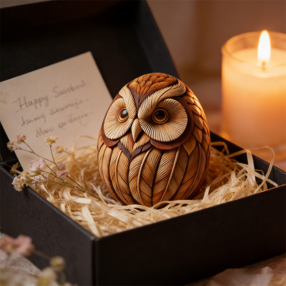 Animal Easter carving craft egg