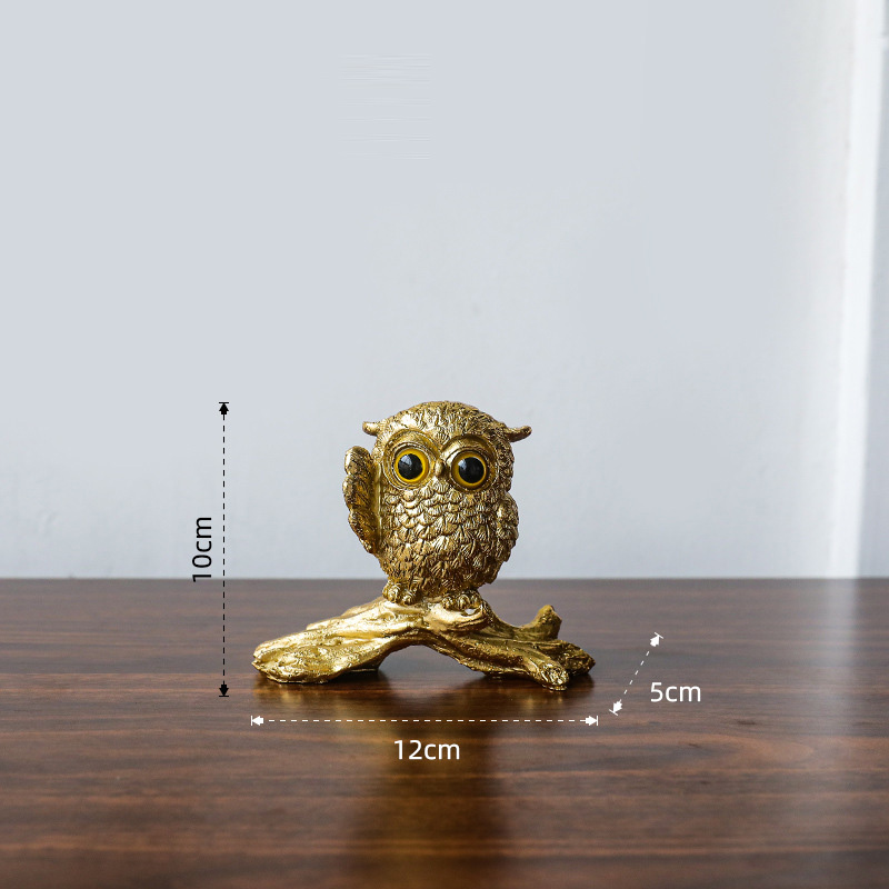 Owl Statue Collection Decoration
