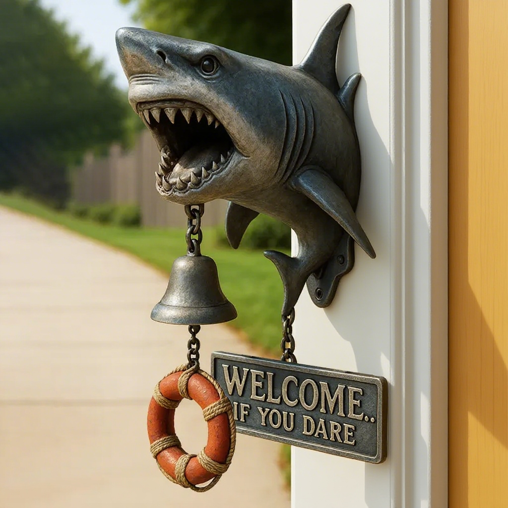 Shark Attack Wall Bell