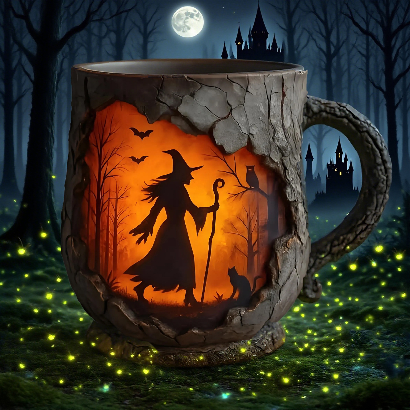 Halloween Early Bird Special Sale 49% OFF - Witch's Forest Roaming Mug🧙‍♀️