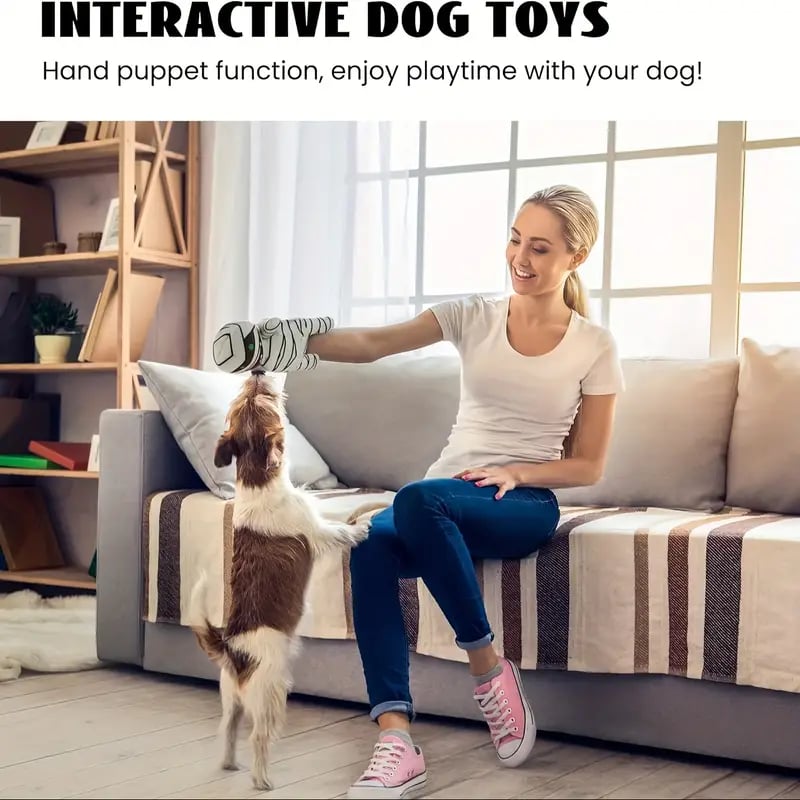 🧟‍♂️ 9-in-1 Zombie Design Dog Toy Plush with Organ Design Plush Chew Toys