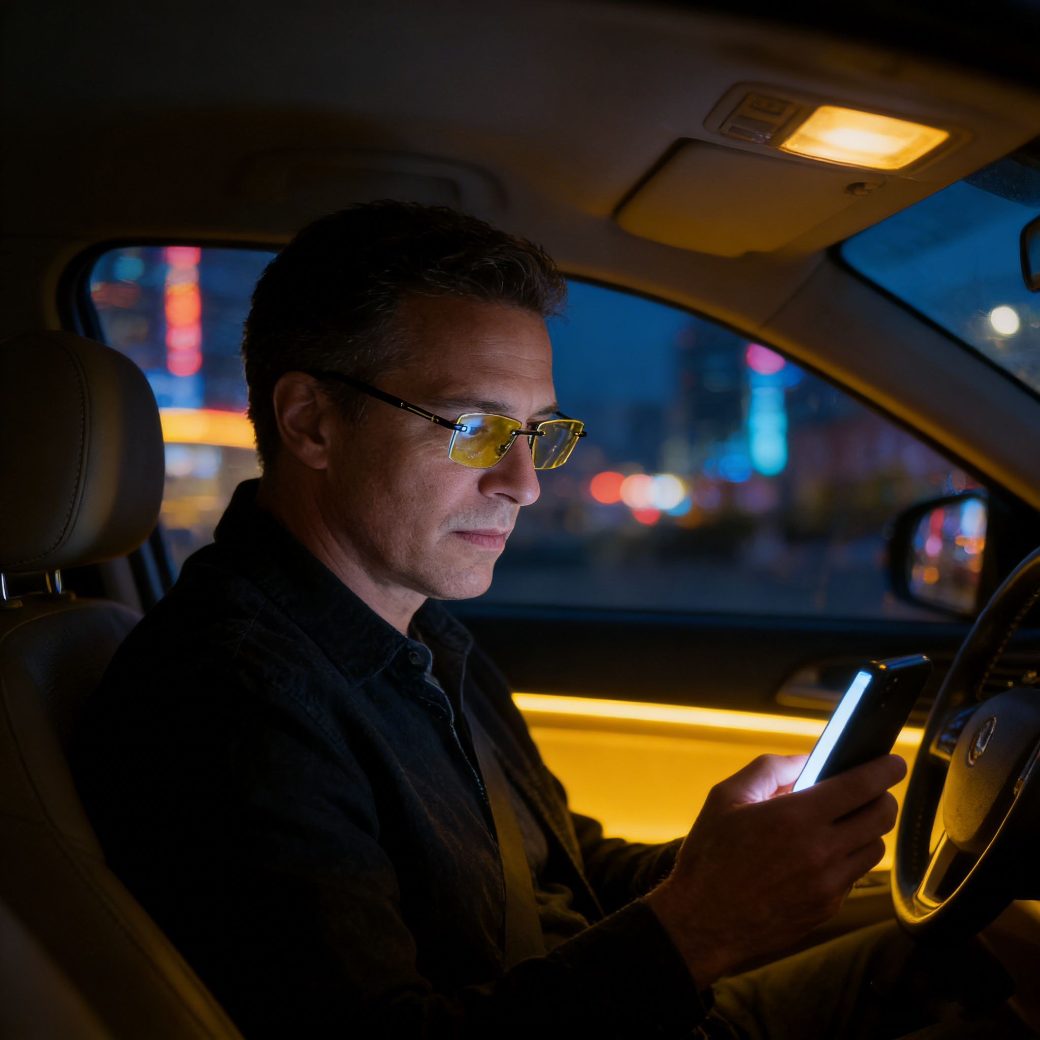 Multifocal Night Vision Reading Glasses