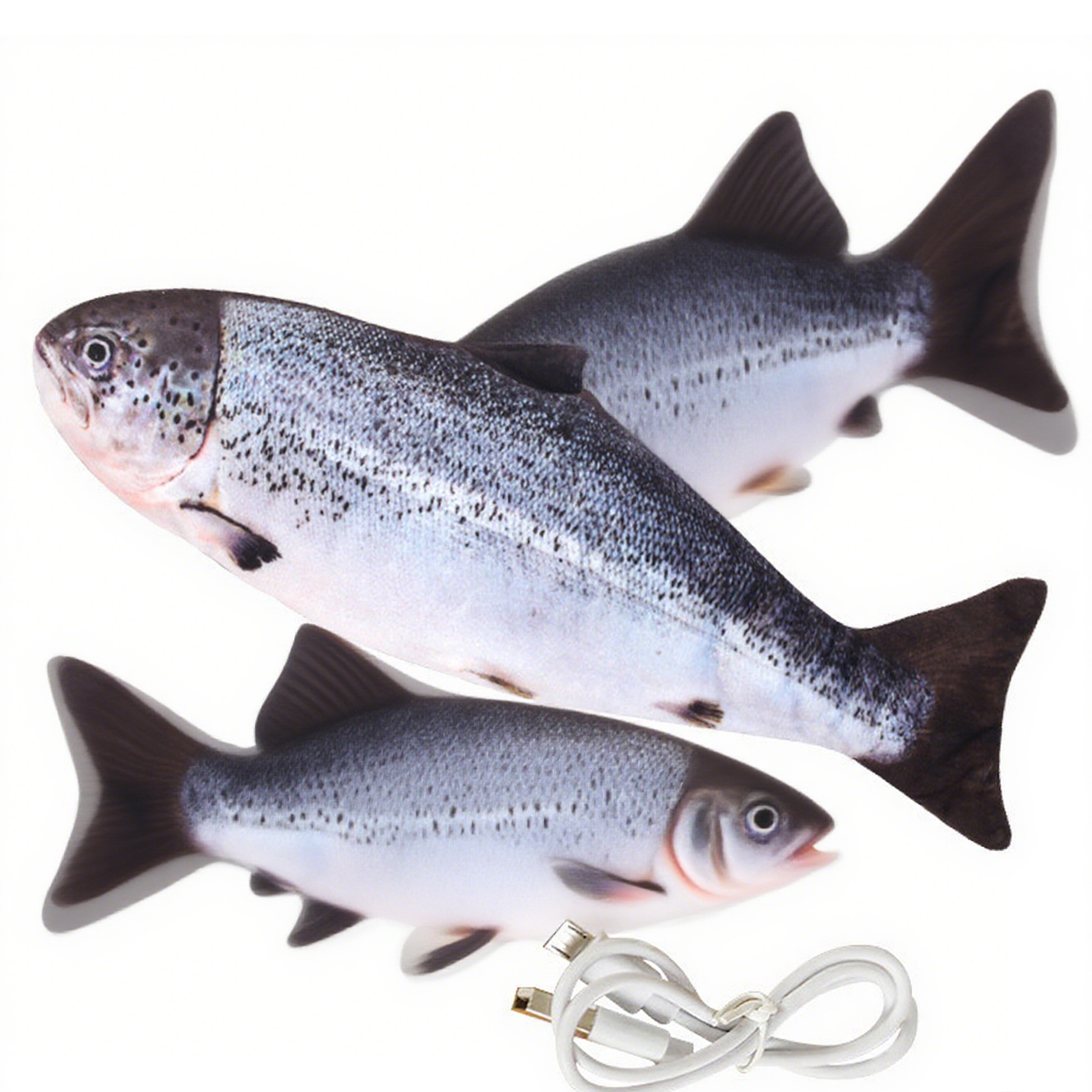 🐱🐟 Flopping Fish Cat Toy