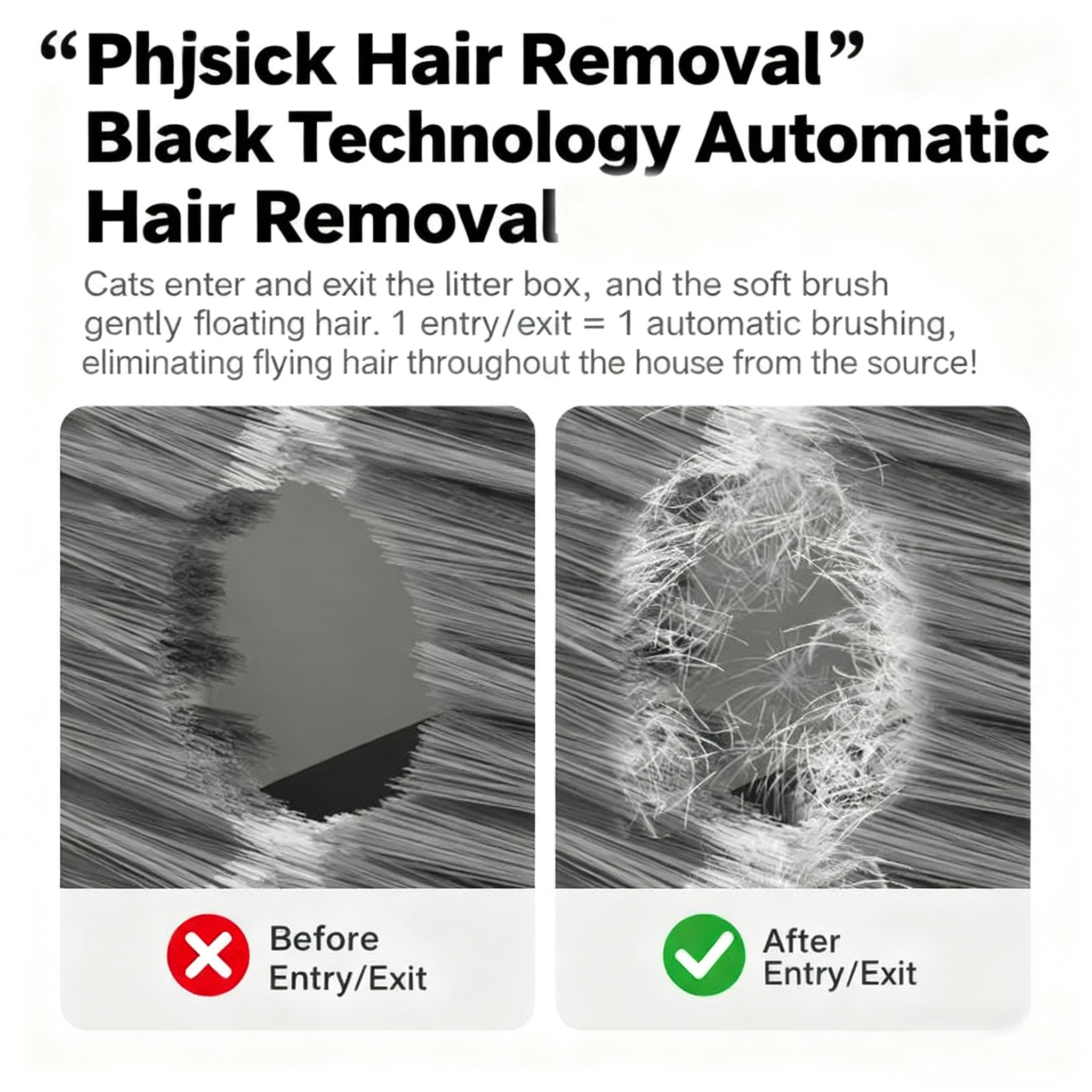 Automatic Pet Hair Removal Brush