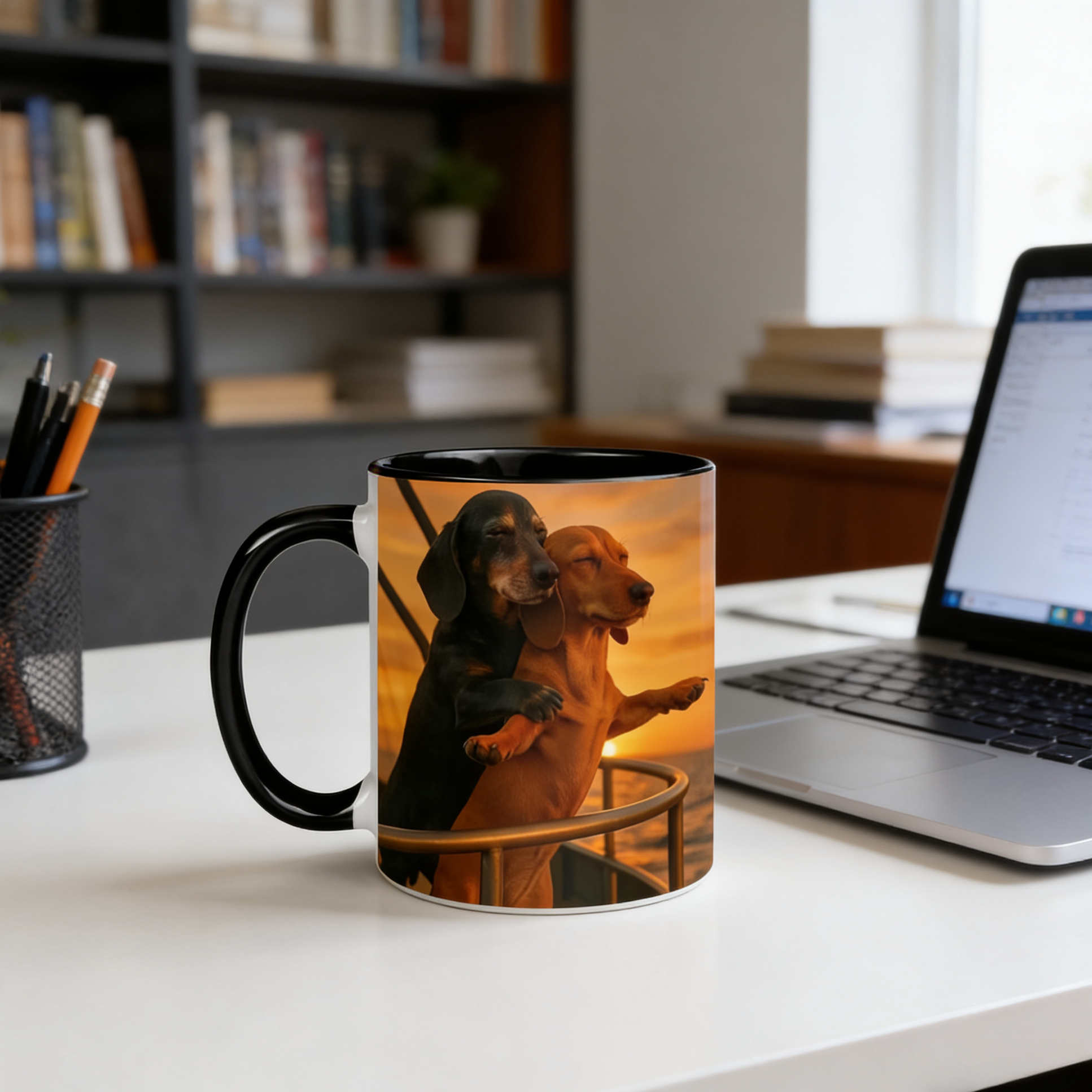 💗Couple Dachshund Love Mug