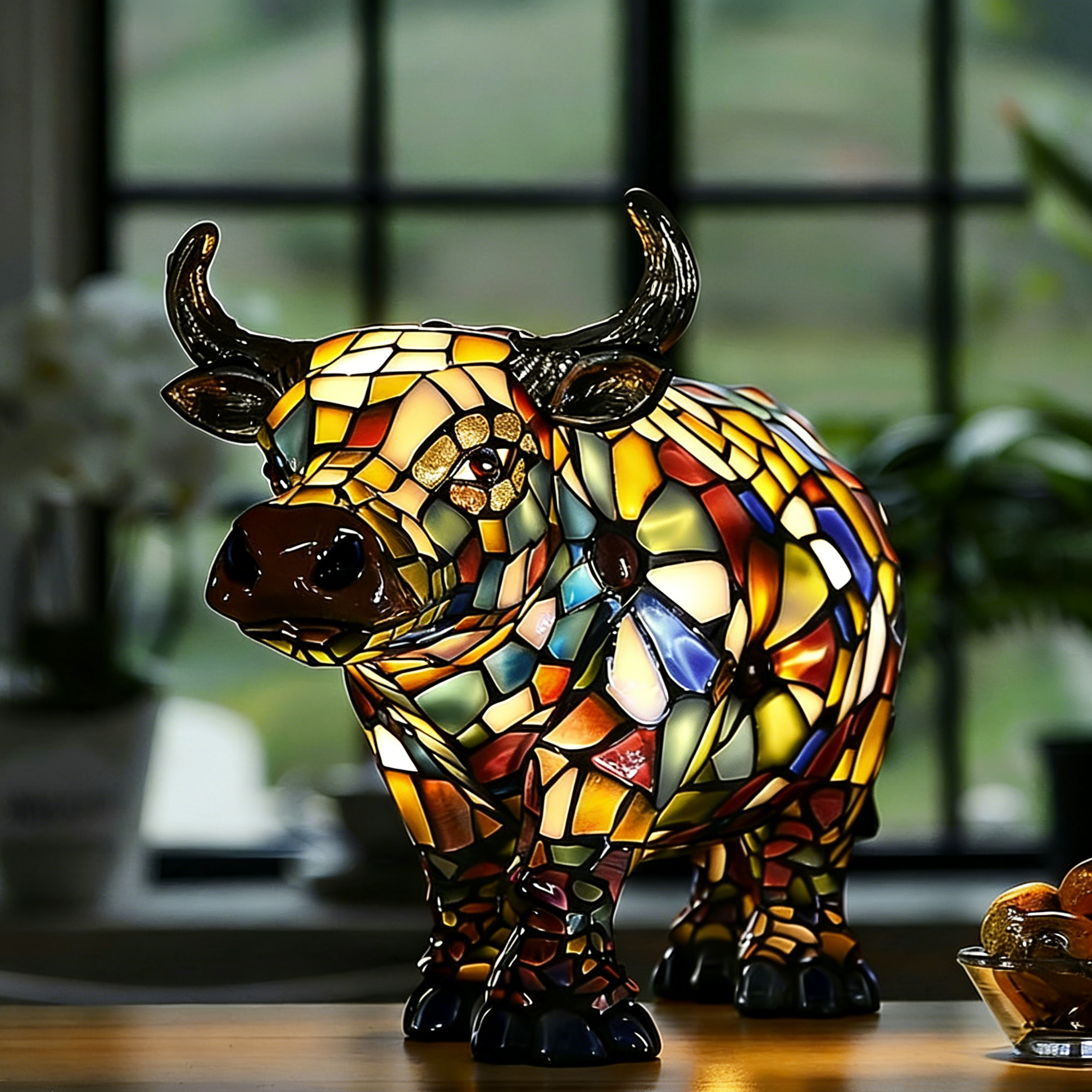 🐮 Highland Cow LED Night Light