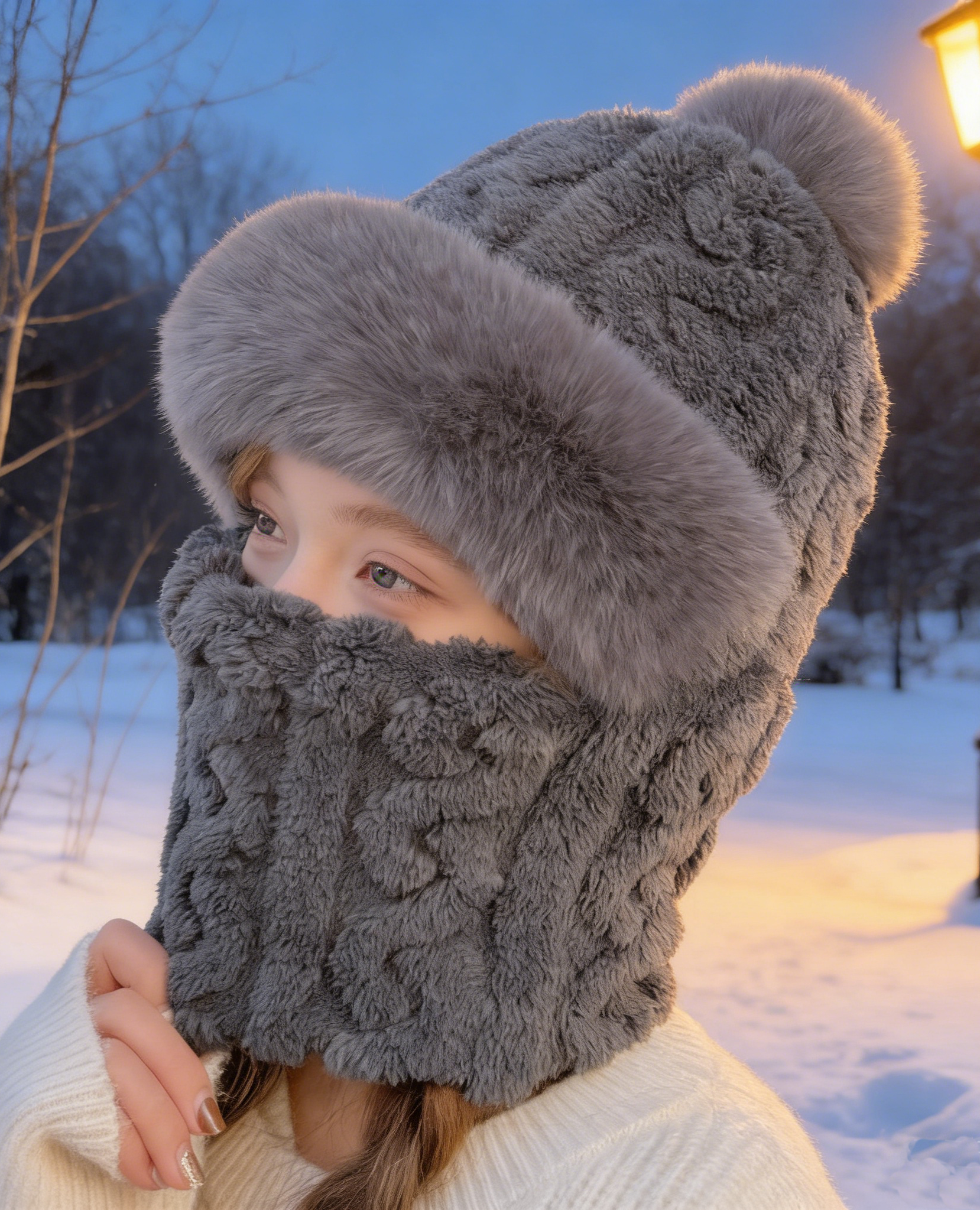 Hat Beanie Winter Face Mask