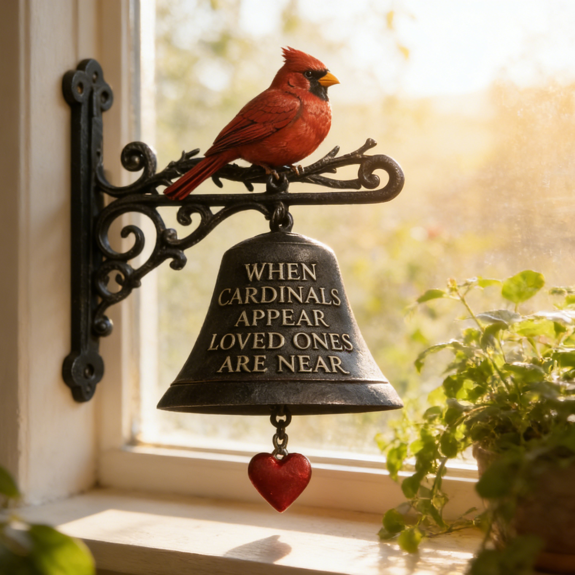 Cardinals Memorial Garden Bell