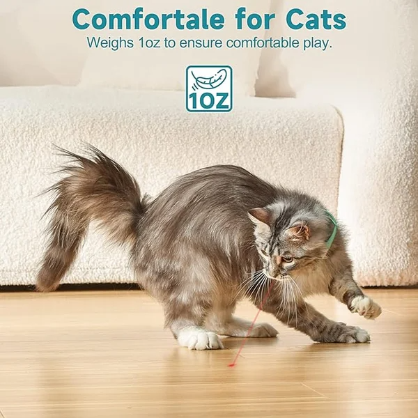 Cat Teasing Laser Collar Toy