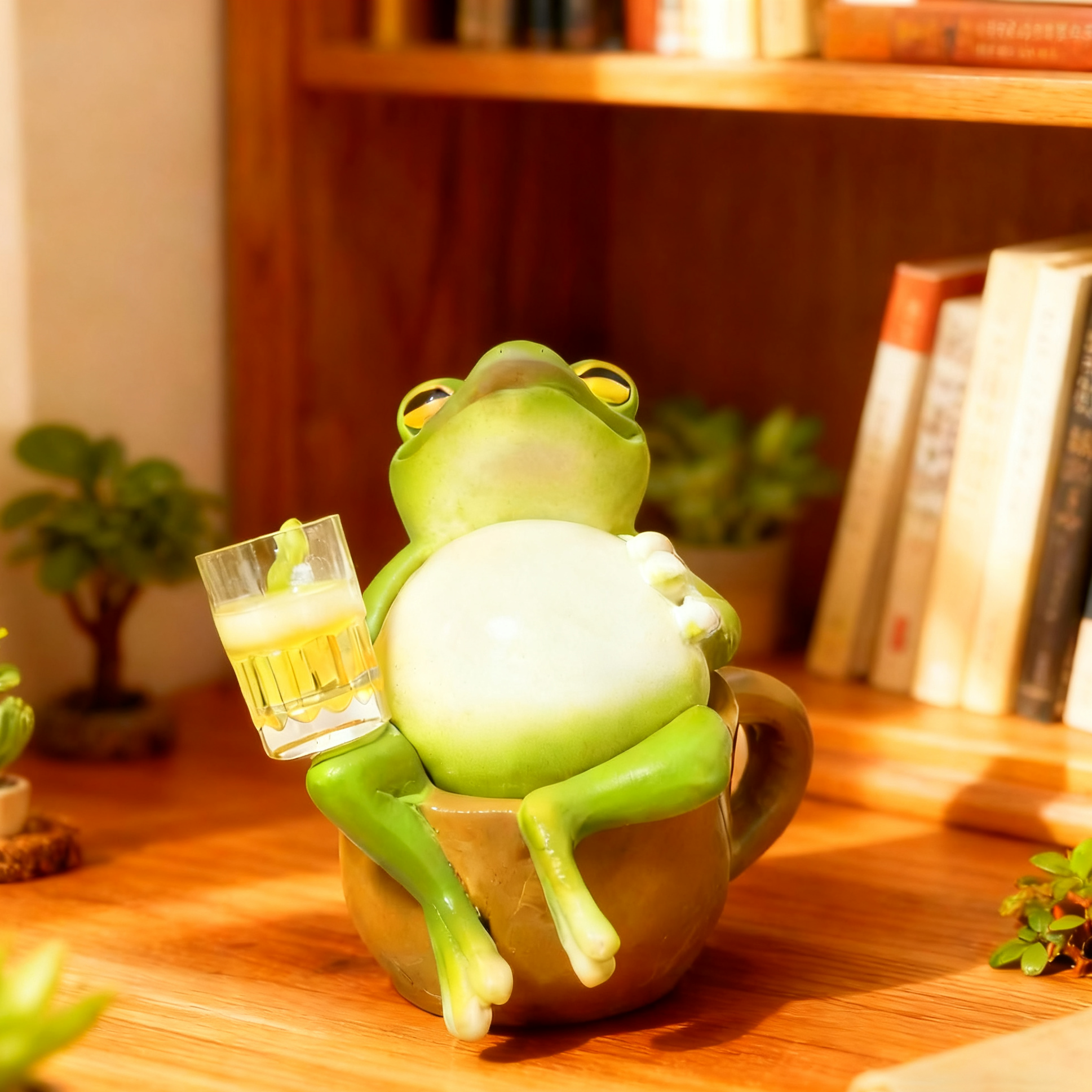 🌟🐸Comfortable Frog Beer Night Light