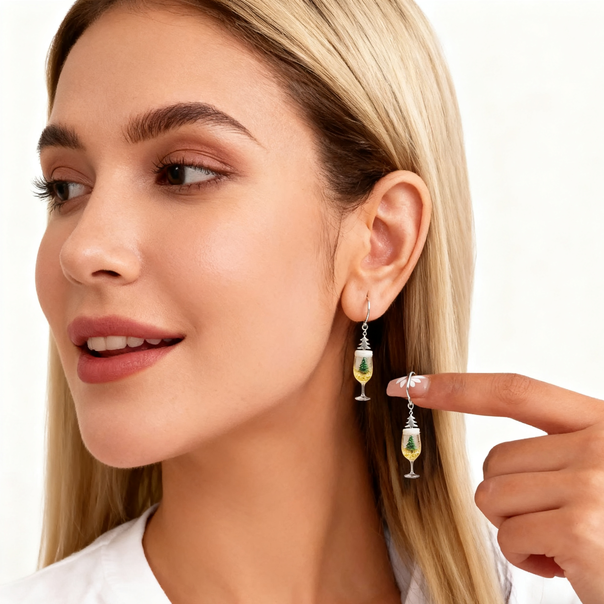 🍺🎄 Christmas Beer Tree Earrings