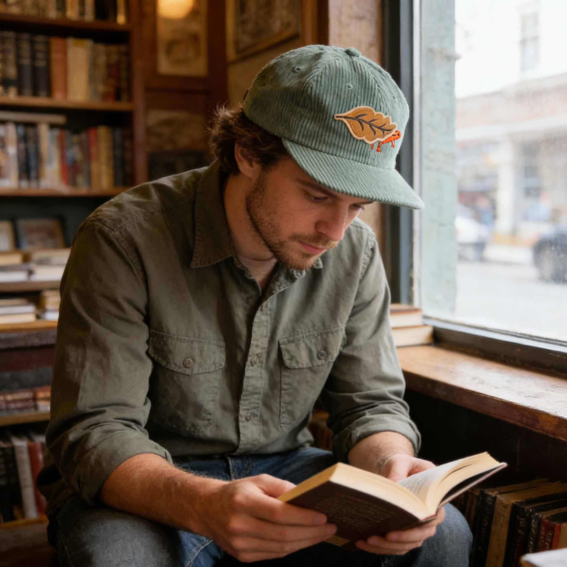 🔥Last Day 50% OFF🔥 🦎 Peekaboo Salamander Corduroy Cap
