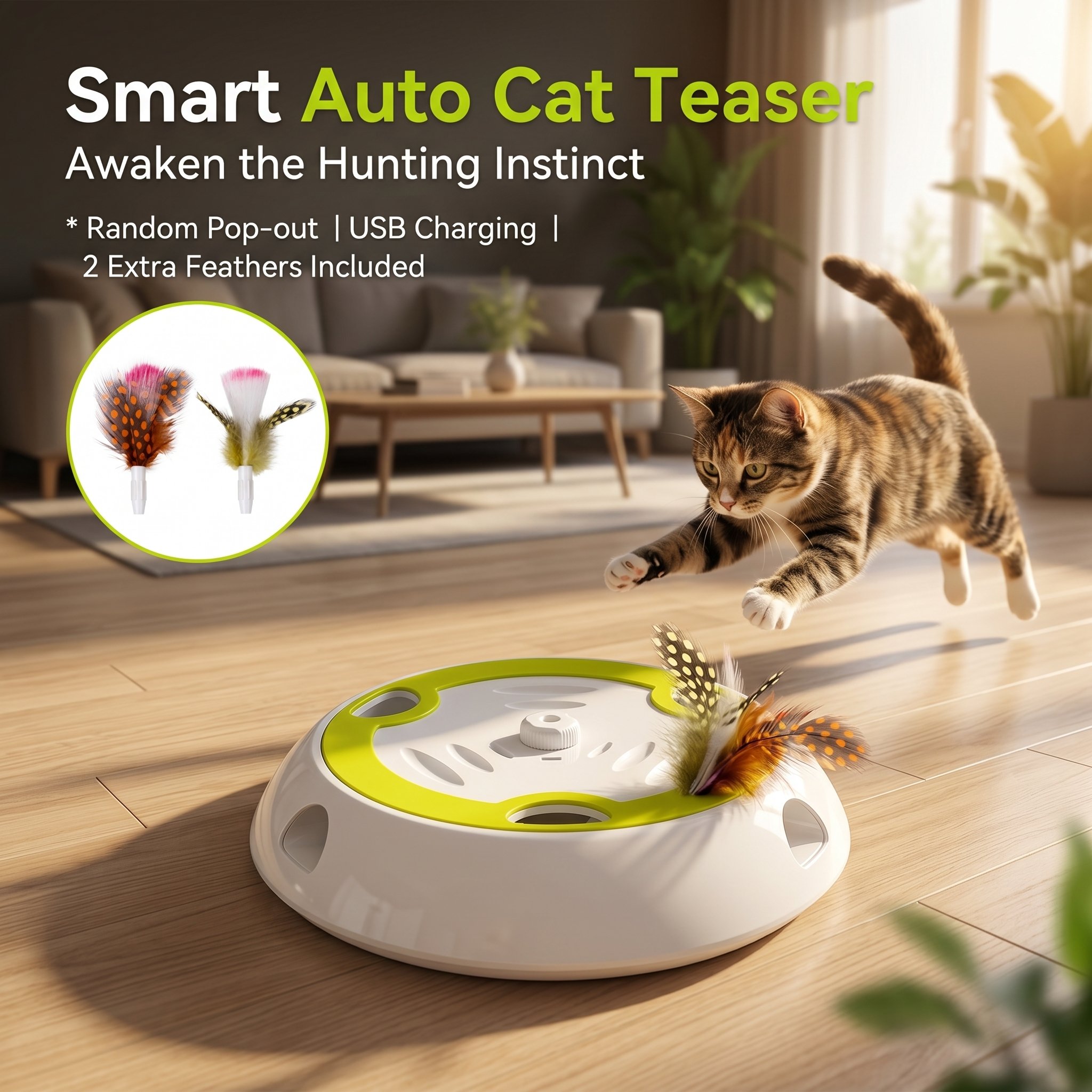 Whack A Mole Cat Mouse Toy for Cats
