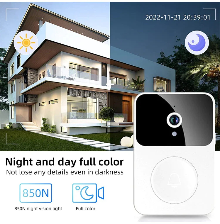 Wireless Video Doorbell With Camera